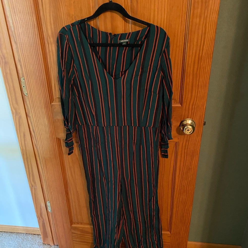 Striped jumpsuit